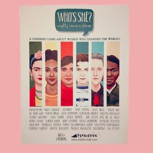 "Who's She?" Inspirational, Historical Feminine Hero Boardgame Classic Gift